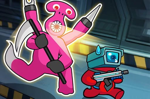 Space Survival Rainbow Friends Monster